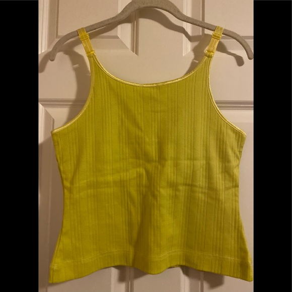 EUC weekend traffic lemon lime/green tank. - Picture 8 of 8